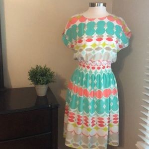 Adorable multicolor dress